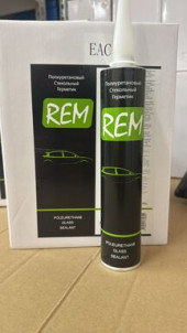 Герметик для стекол PU STAR REM полиуретановый, туба 310мл, черный