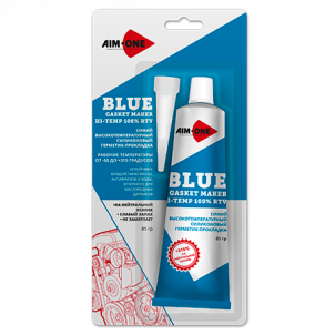 Герметик для прокладок 85гр. Синий AIM-ONE. Blue RTV Gasket Maker Neutral Type GM-Bl0085