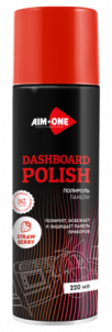 Полироль панели AIM-ONE 220мл (аэрозоль).Dashboard polish-Strawberry 220ml DP-STR