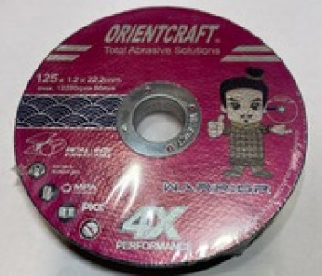 Диск отрезной ORIENT CRAFT 4Х 125*1,2*22,2мм