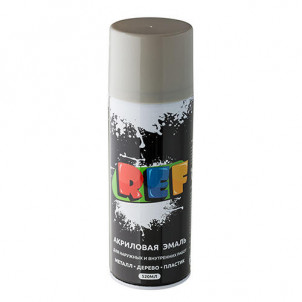 Эмаль акриловая универсальная REF грунт серый 0009 (520мл)