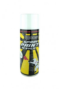 Грунтовка-спрей белая матовая BOOST 520 мл (аэрозоль).Spray primer white matt 520ML SPR-MW1007